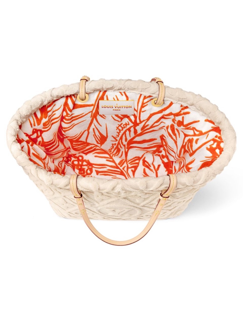 NEW Louis Vuitton Cream LVacation Tote - Picture 3 of 3
